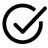 ✔