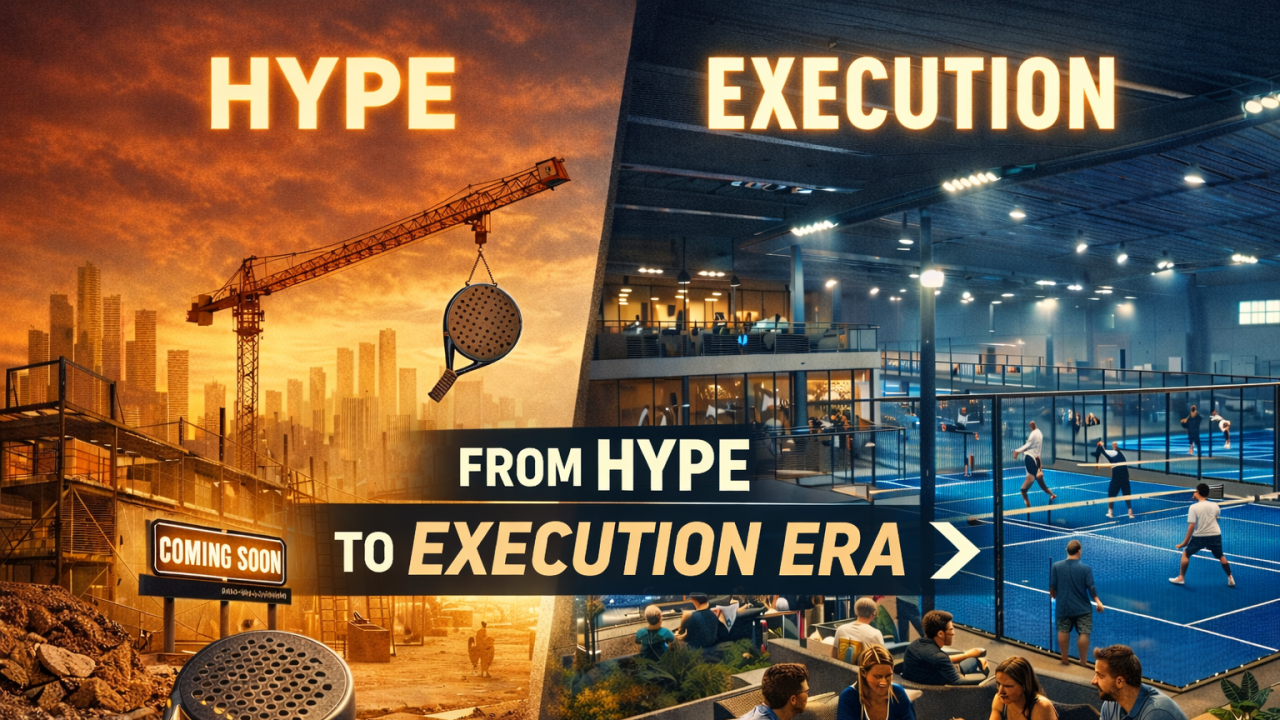Padel court execution era